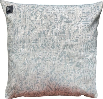 Warmpi Chenille Warmtekussen Roze 45x45cm - Draadloos infrarood sierkussen met powerbank - 3 warmtestanden
