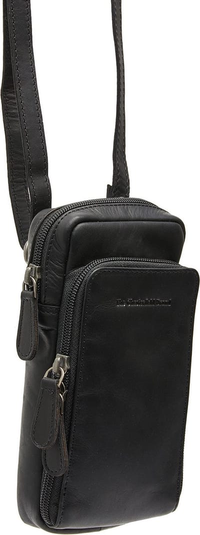 The Chesterfield Brand Valdes - Leren telefoontasje - Zwart