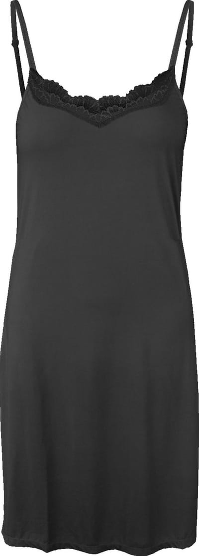 Onderjurk - Middellang/Kort - Zwart - 84 cm - Maat S/M
