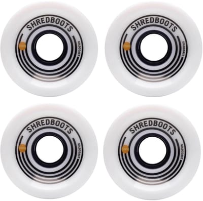 Goldcoast Shredboots 70 mm 85A longboard wielen Wit 4-Pack