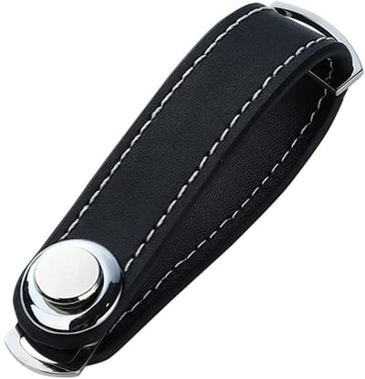 Dailygoods- Sleutelhanger Lederen - Gepersonaliseerde Sleutelorganizer - Antiverlies - Duurzaam - Tot 10 Sleutels - Hoogwaardig Leer - 10.5*1.96cm