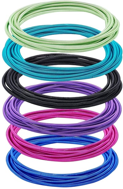 Dailygoods- Gitaararmbanden 60 Stuks - Metalen Armbanden - Stapelbare Armbanden - Stretch Armbanden - Coil Sieraden - Kwaliteitsmateriaal