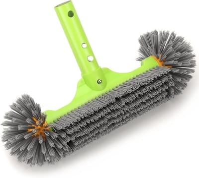 Zwembadborstel 33 cm - zwembadreinigingsborstel - EZ-clip - ideaal voor zwembadwand en zwembadvloer - ShopVlot