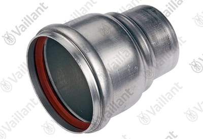 VAILLANT Adapter, 63-80 mm Rookgasleidingen DN 80 Alu star Vaillant-Nr. , 147777
