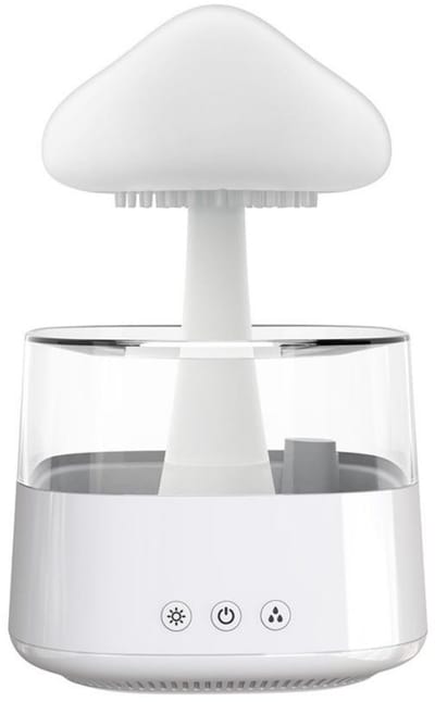 GELLDG Luchtbevochtiger - Aroma Diffuser met 3 Modus en 7 LED Kleuren - 450 ml Nano Mist Verstuiver - Stil en Efficiënt met Timer - Geschikt voor Slaapkamer, Kinderkamer en Kantoor - USB Aangedreven - 26x16,4 cm - ABS Materiaal