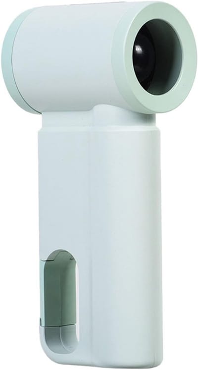 VHV - Bureauventilator - usb bureauventilator - USB oplaadbaar, met digitaal display, handsfree - voor kantoor, slaapkamer, thuiswerken
