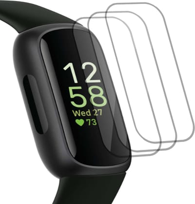 3x Geschikt voor Fitbit Inspire 2 Screenprotector - Folie Screen Protector Geschikt voor Fitbit Inspire 2