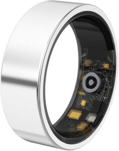 Lacardia Smart ring - Slimme ring - Zilver- Maat 8 - Beschikbaar voor android en IOS - Eigen app - Unisex voor Dames & Heren