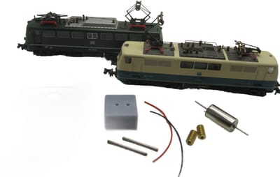 micromotor NF017G N ombouwset voor Fleischmann BR 110, 111, 140