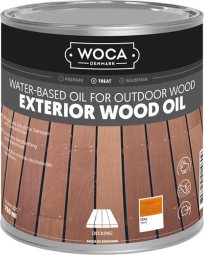Wovar Woca Exterior oil Teak | 0,75 Liter