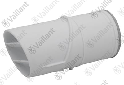 VAILLANT Rookgasbuis, eindstuk, DN 60, wit Waag. WDF 0020219516 60/100 PP Vaillant-nr. , 0020231442