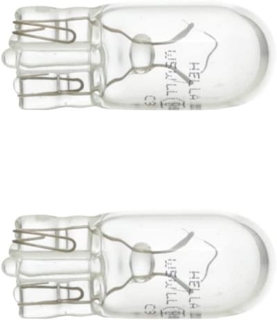 W5W Halogeen Gloeilampe - Long Life - 12V - 5W - 2 Stuks