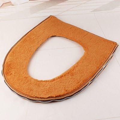 Toiletzitting Set - Toiletring Comfort - Hygiënisch Zitten - Extra Dik Materiaal - Universele Pasvorm - Oranje