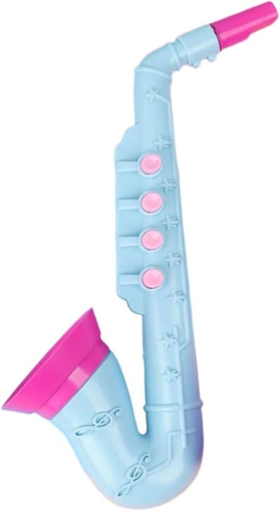 Speelgoed saxofoon - Muziek instrument - Kindermuziek ontdekken - Educatief en creatief - 25 cm lengte - Meerdere kleuren