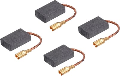 SnelShoppen - 4x Vervangende Koolborstels 5x10x15mm voor Elektrisch Gereedschap - Duurzaam Carbon en Metaal - Ideaal voor Motoren en Power Tools