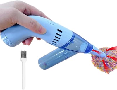 Kralenstofzuiger - Mini Picker - Sieraden Maken - Draagbaar Ontwerp - 24 cm - Blauw