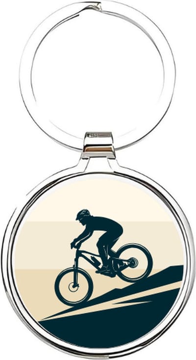Akyol - wielren Sleutelhanger - Wielrennen - wielrenners - cadeau - sport sleutelhanger - sport - fiets - sleutelhanger voor wielrenners - etappes - fietsenmaker - sleutelhanger voor jongens - sleutelhanger van een wielrenners - 4 x 7,5 CM