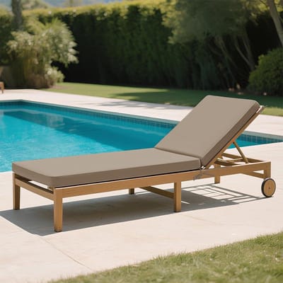 Ligstoelkussens - Tuinstoelkussens Vervangend - Buiten Ontspannen - Waterbestendig Nylon Stof - 183x53x5 cm - Nr. 9
