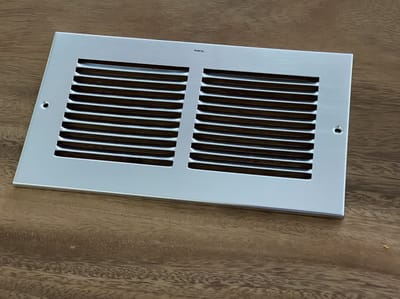 TQ4U Ventilatierooster 235 x 135 mm – Aluminium Lamellenrooster – Vlak front – Glanzend gepolijst