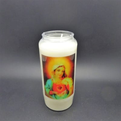 Noveenkaars Heilige Vrouw 014 - 6 dagen brander (5 stuks)