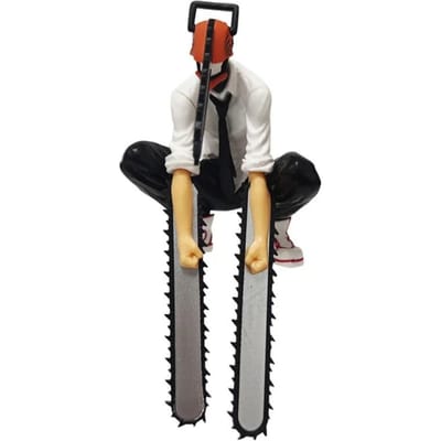 Nouvelle Figurine Anime Chainsaw Man 18cm Modèle d'Action Power Denji Figurine Power de Chainsaw Man en PVC Modèle de Collection pour Adultes Figurine en PVC Jouet black