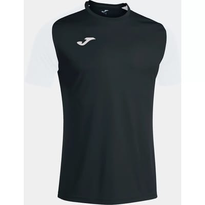 Joma Academy IV Shirt Korte Mouw Heren - Zwart / Wit | Maat: 2XL-3XL