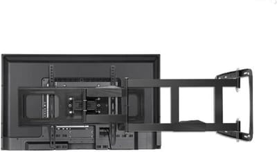 TV-wandbeugel - TV-houder - Ruimte Besparen - Verstelbare Hoek - 50-80 inch - Zwart