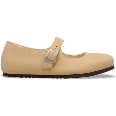 Leren ballerina's vrouw Birkenstock Santa Clarita Nubuck