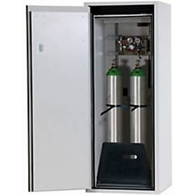 Gasflessenkast G-ULTIMATE-90 Standaard, scharnierende deurstop links, 2x 10 l cilinders, B 598 x D 615 x H 1450 mm