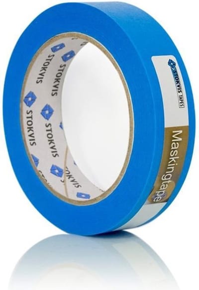 Afplaktape Blauw Buiten Pa13015 25Mmx50M