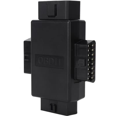 OBD 1 Mannelijk naar 3 Vrouwelijk Adapter 16-pins Connector Plug Universeel Diagnostisch Gereedschap black