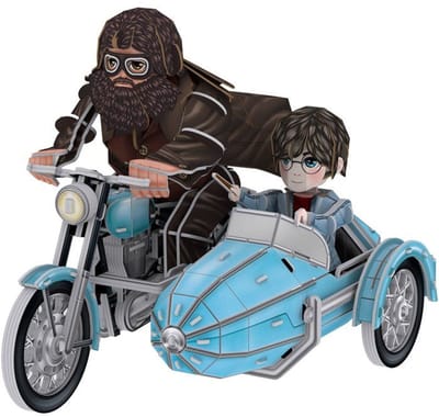 Cubic Fun 3d Puzzel Harry Potter Hagrid Motorfiets.