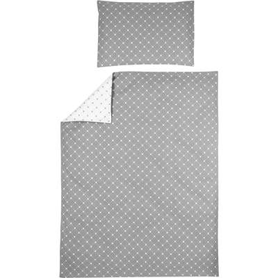 Meyco Baby X Mrs.Keizer Louis dekbedovertrek ledikant - grey - 100x135cm