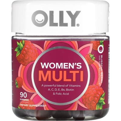 OLLY, Vrouwen Multi, Blissful Berry, 90 gummies
