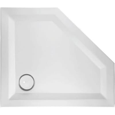 Mauersberger pentagonal shower tray Circi 100 x 90 x 2.5 cm super flat right