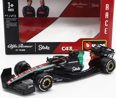 Alfa Romeo F1 team C43 - Zhou Guanyu - Monza 2023 - Bburago 1:43
