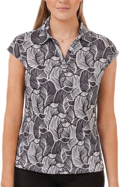 Func Factory dames Top Alice black print maat 36