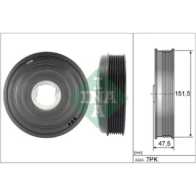 Schaeffler Ina Riemschijf, krukas INA 544 0136 10