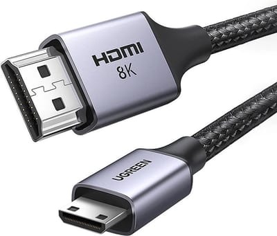 Mini - HDMI - HDMI kabel Ugreen HD163 8K 2m - grijs