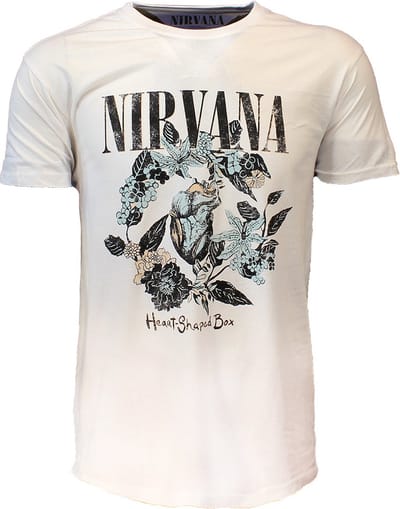 Nirvana Heart Shaped Box T-Shirt - Officiële Merchandise - L