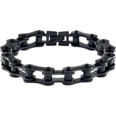 etNox hard and heavy Armband - Black Bike Chain - standaard