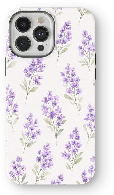 Bloemen Design Hoesje geschikt voor iPhone 13 Pro | Flower Print Tough Case met Mag | Shockproof | Bloemen Motief Backcover geschikt voor iPhone 13 Pro Provence Garden