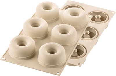 SILIKOMART - siliconen bakvorm - mini arena Ø70mm