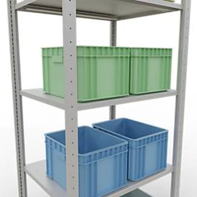 SCHULTE Lagertechnik - Stapelvoet met lengtevergrendeling - 2000x750x600 mm, type 150 kg