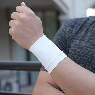 1 Paar Heren Dunne IJs Armmouwen Zomer Heren IJs Zijdezacht Vezelstof Korte Polsband Buiten Armmouwen, Dames Koel Pols Sleeves