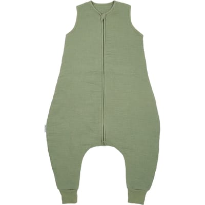 Meyco Baby Uni baby winter slaapoverall jumper - pre-washed hydrofiel - olive green - 92cm - 2.0 TOG