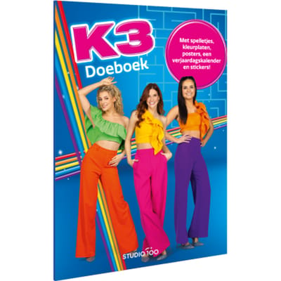 Studio 100 K3 doeboek Educatieve boeken (spelletjes en raadsels)