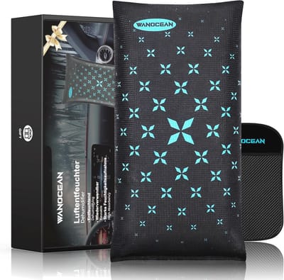 Hernieuwbare Auto Ontvochtiger 1 kg met Antislip Pad - Vochtabsorberende Silicagel Kussen