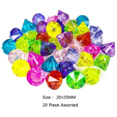 Speelgoed 20 Stuks Feestzakvullers Piratenschat Edelstenen Diamant Sieraden Verjaardagscadeaus Voor Kinderen Verrassing Kinderen Jongens Meisjes