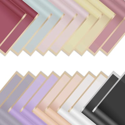 20 Vellen Boeketpapier in 10 Kleuren, Waterdicht Cadeaupapier voor Bloemen, 57 x 57 cm voor Trouwen en Verjaardagen